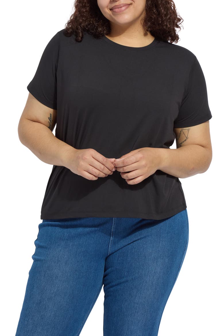 Perfect Box Cut T-Shirt, Main, color, BLACK