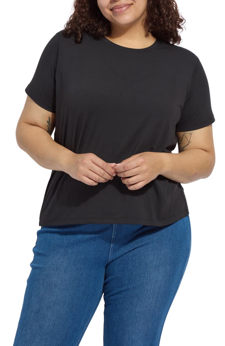 Lysse Perfect Box Cut T-Shirt, Main, color, Black