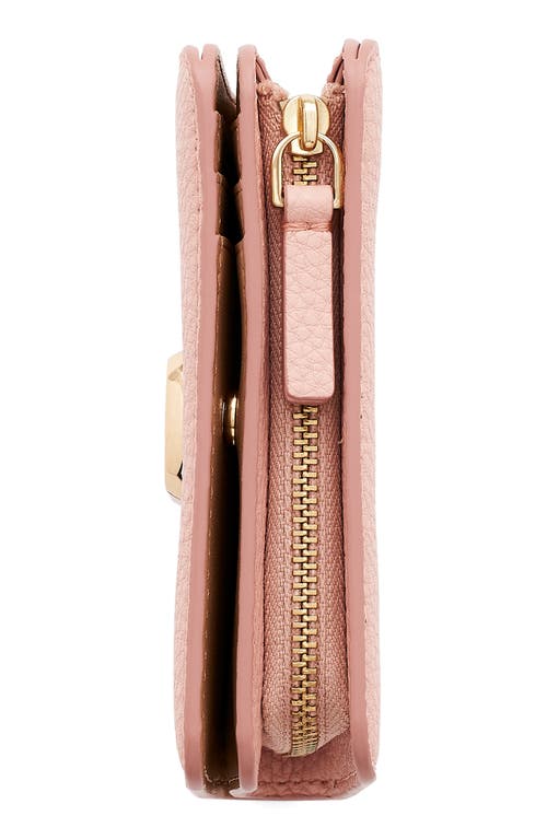 Marc Jacobs The Mini J Marc Compact Wallet In Pink