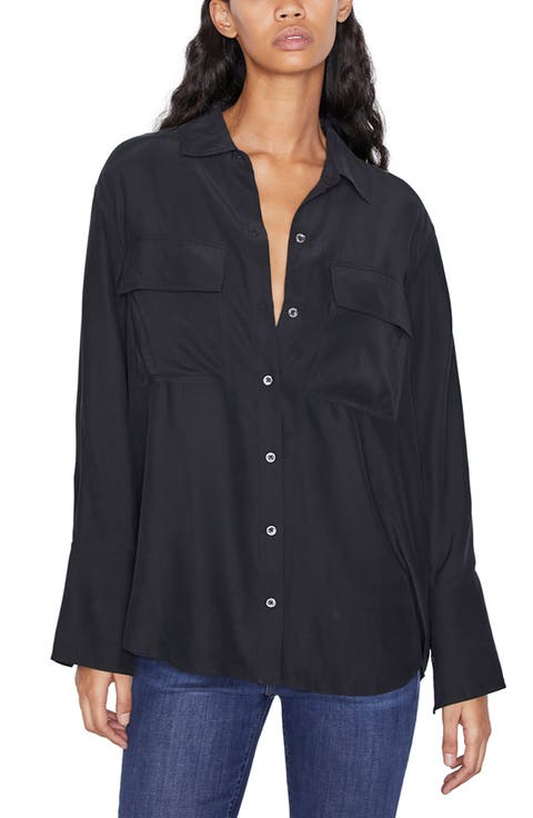 Boyfriend Silk Blouse