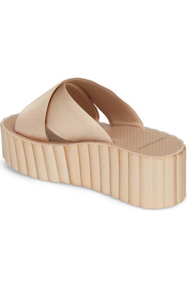 Tory Burch Scallop Platform Sandal, Alternate, color,