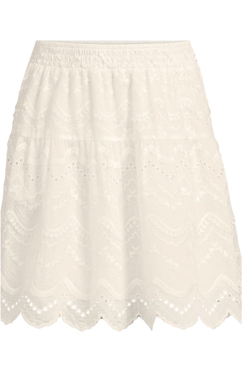 Lands' End Smocked Waist Mini Skirt, Alternate, color, 