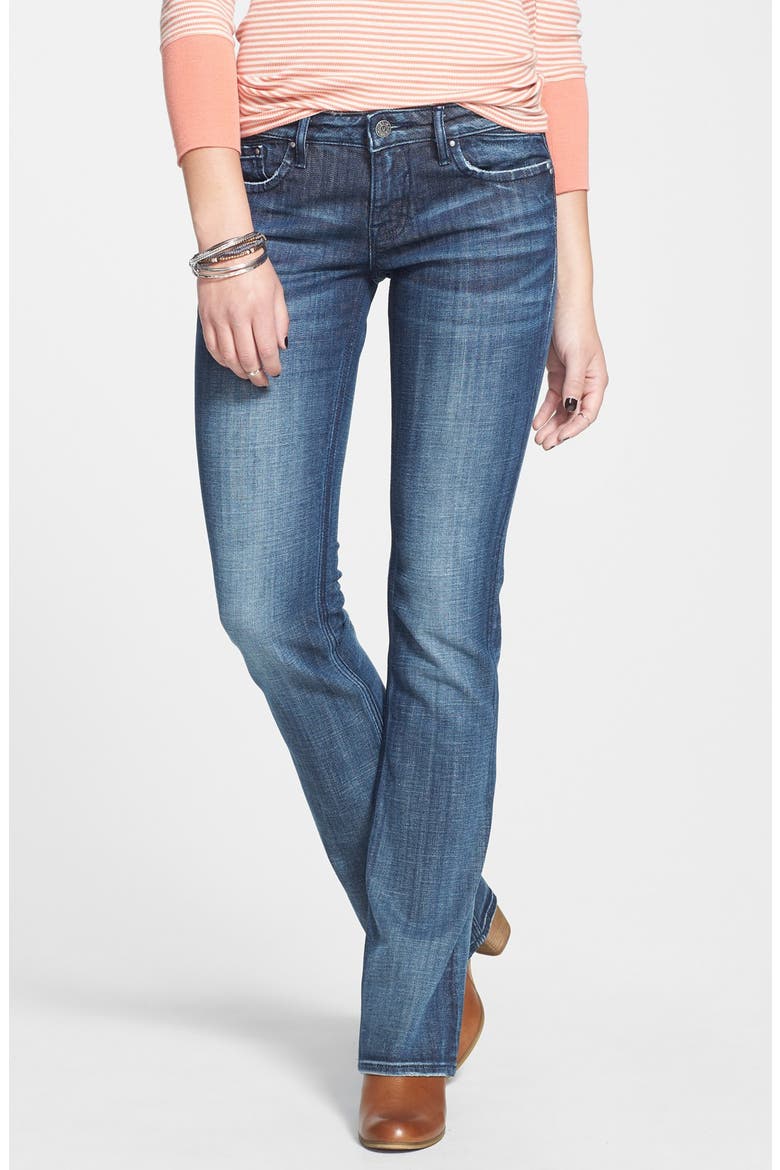 'Chelsea' Bootcut Jeans, Main, color, DARK WASH