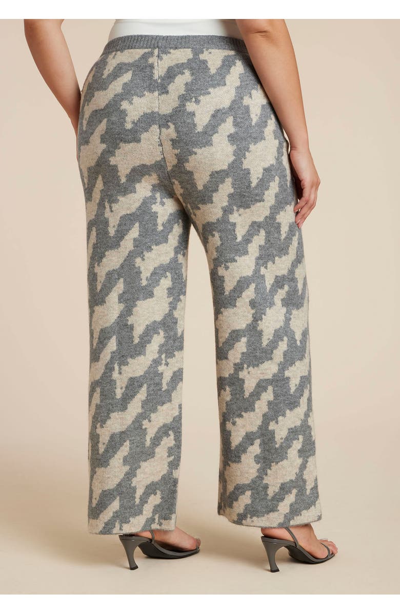 ELOQUII Intarsia Sweater Pant, Alternate, color, Geo Wave