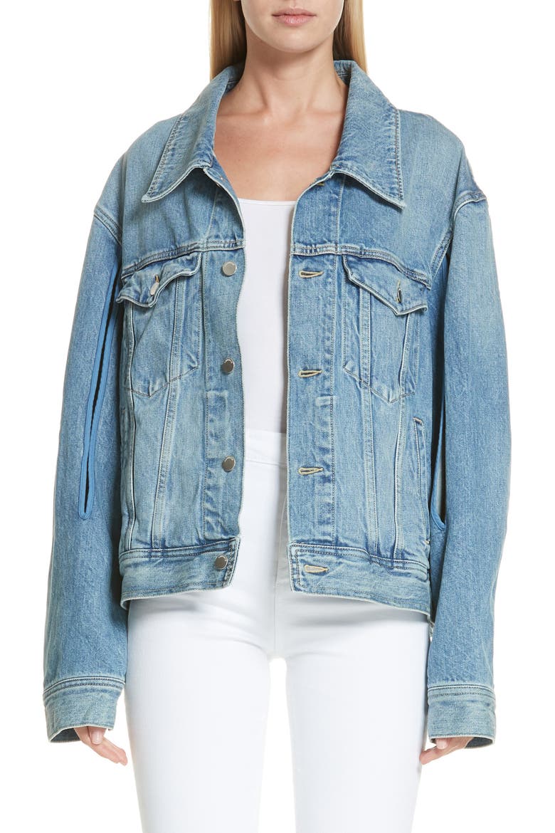 Denim Jacket, Main, color, BLUE