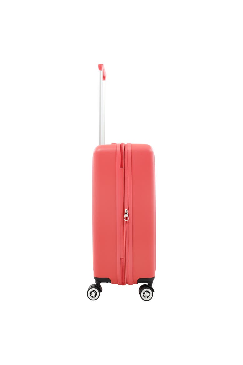 26" Hardside Spinner Luggage with 3D Pineapple, Alternate, color, CORAL