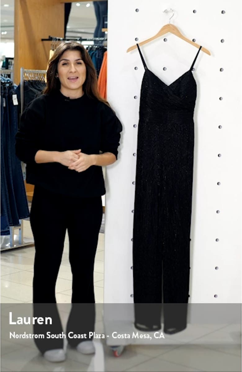 Ruched Wide Leg Jumpsuit, sales video thumbnail