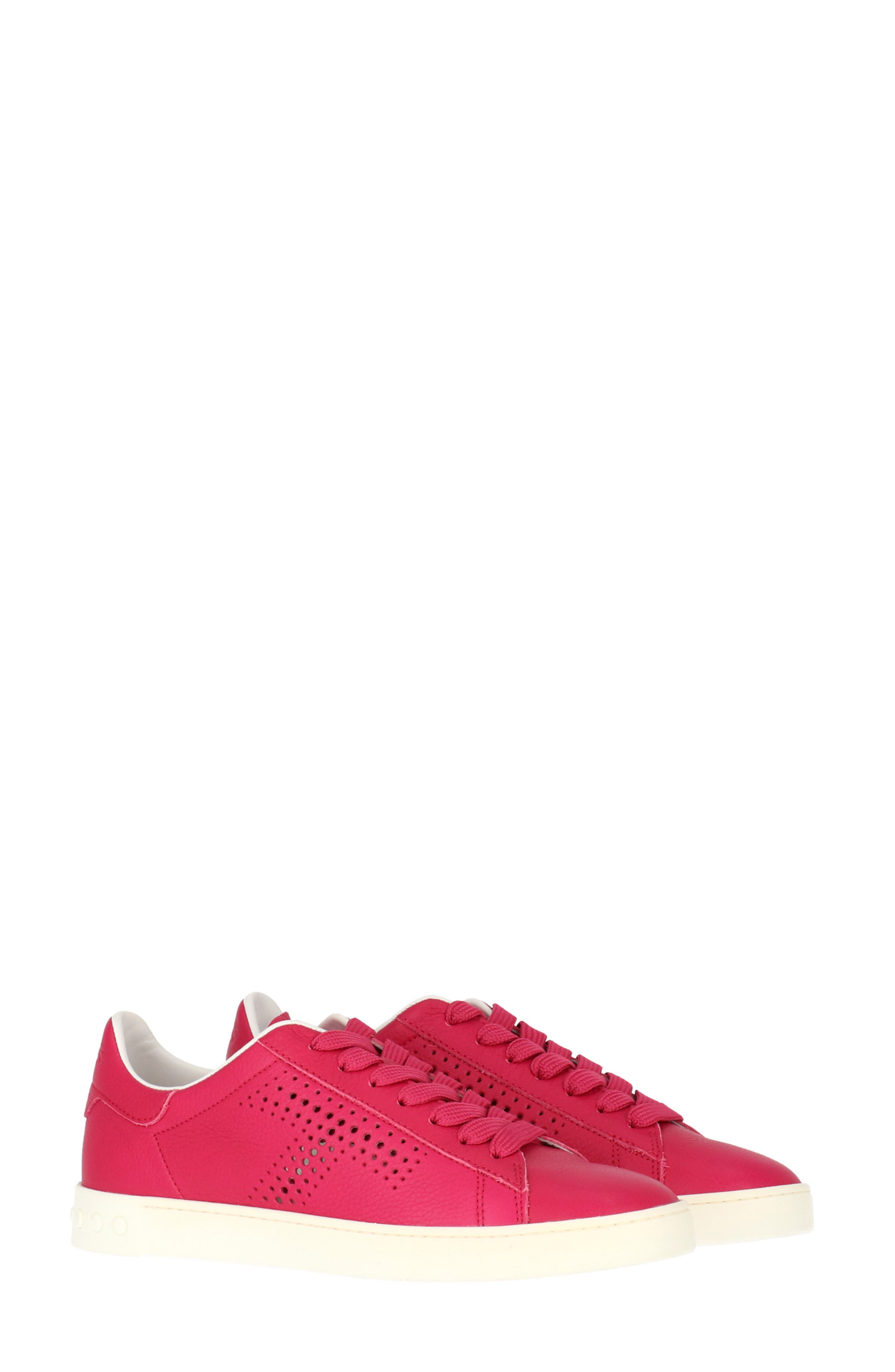 Tod's Perforated Logo Runner Sneaker, Main, color, 