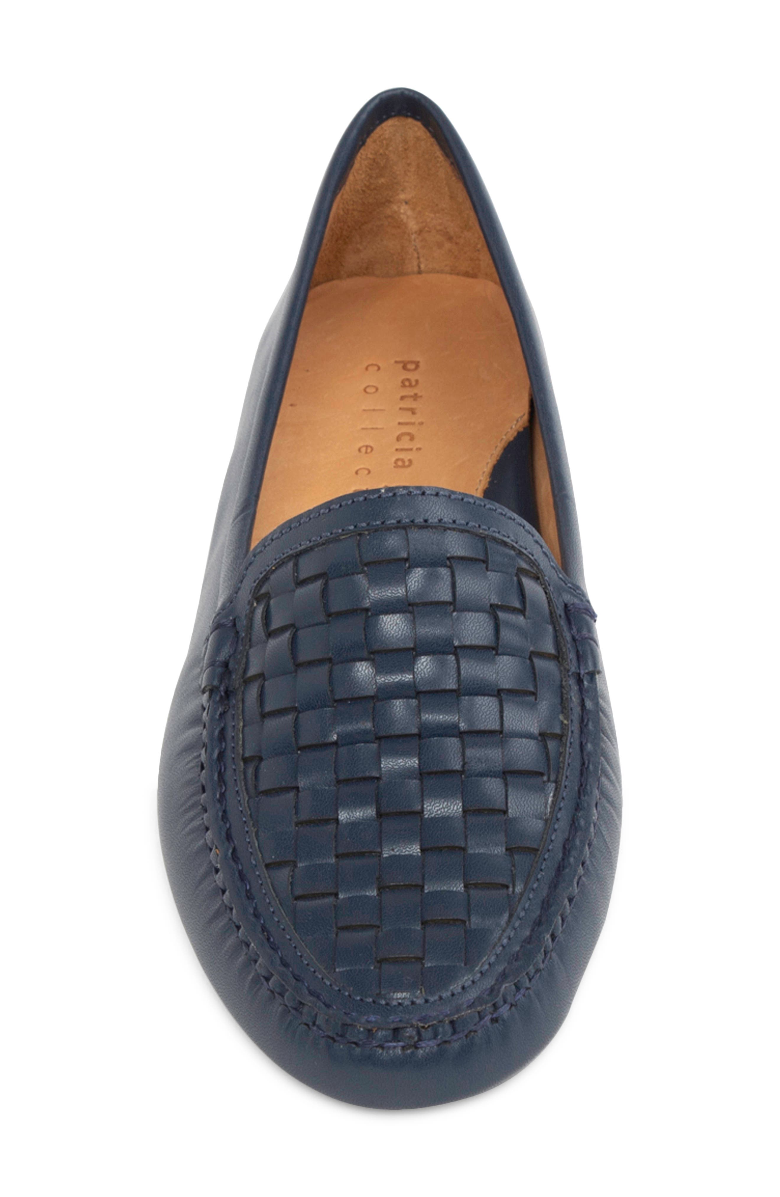 Kelly Woven Driving Loafer, Alternate, color, NAVY