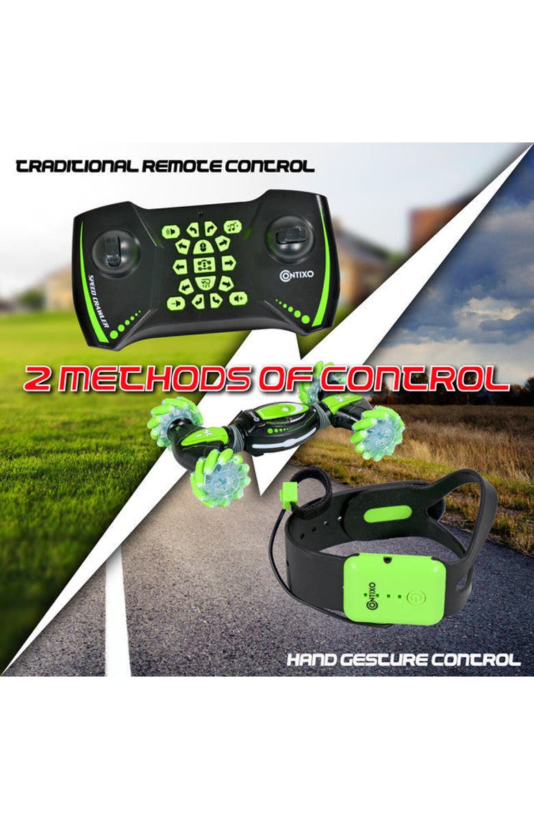 CONTIXO RC Stunt Car, Alternate, color, Green