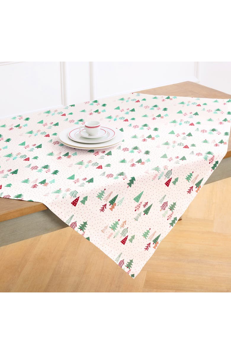 Solino Home Linen Table Throw - Modern Christmas, 52" x 52", 52" x 52", Main, color, Modern Christmas
