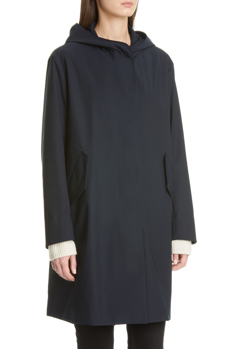 Fishtail Hooded Parka, Alternate, color, DARK BLUE 359