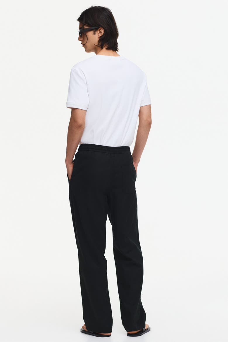 Relaxed Fit Trousers, Alternate, color, Black
