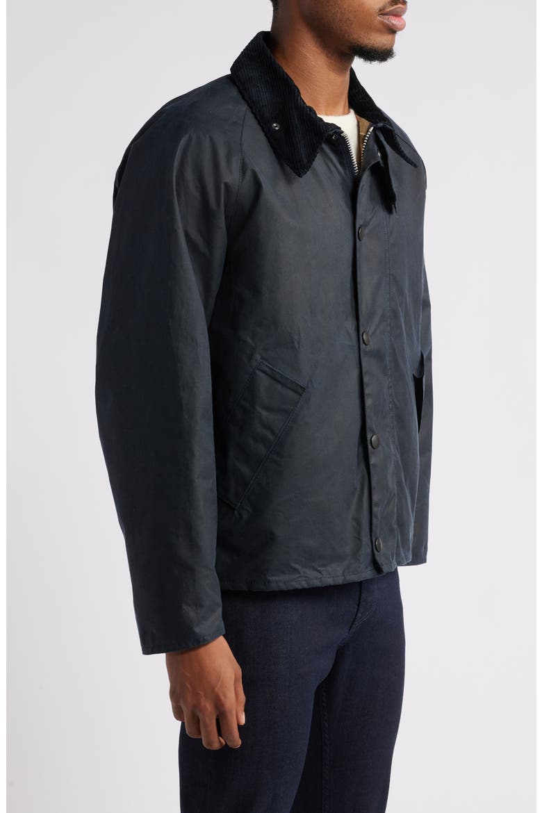 Transport Wax Jacket, Alternate, color, NAVY