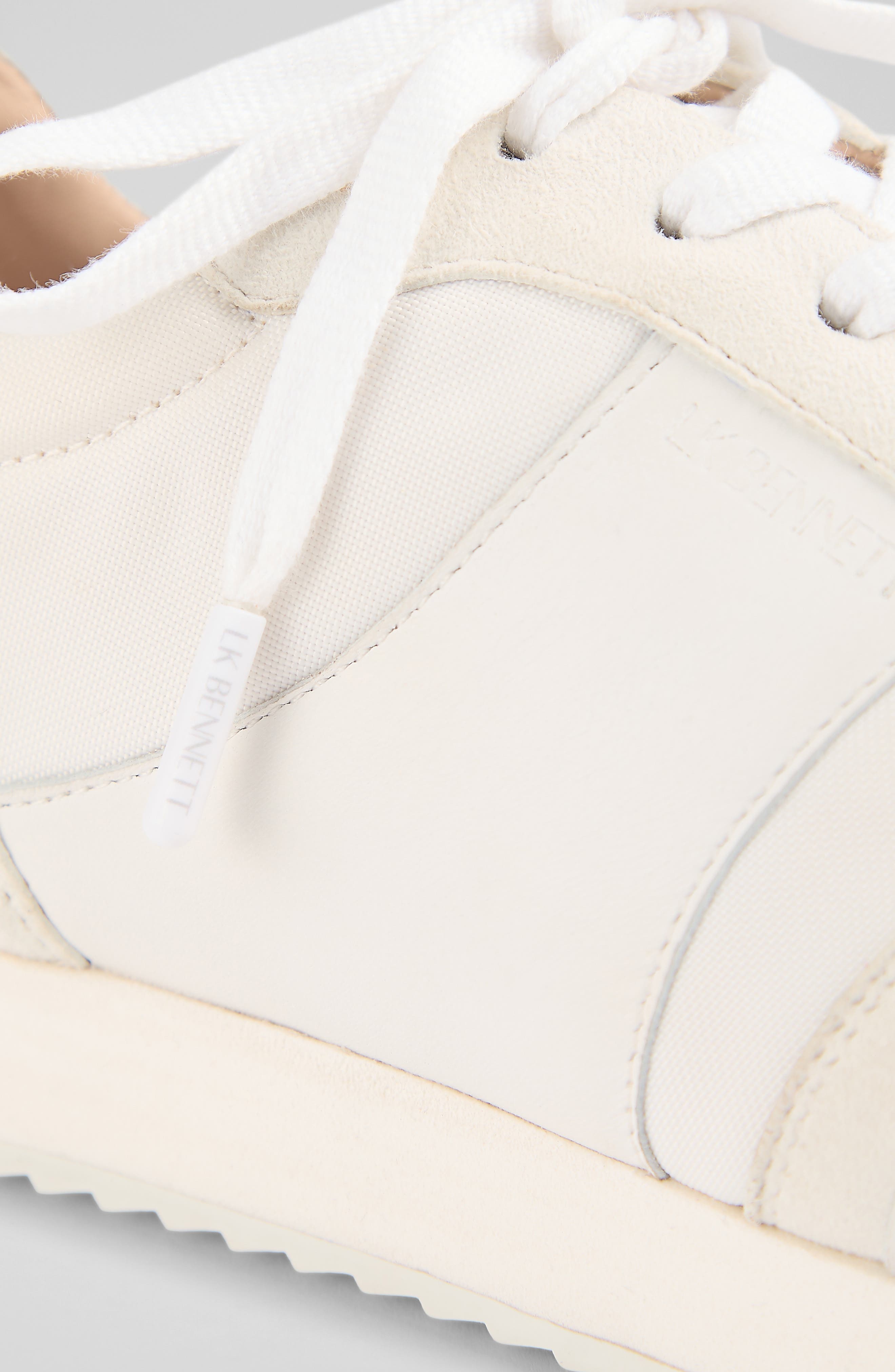 LK Bennett LKB Sport Runner Sneaker, Alternate, color, White-Off White