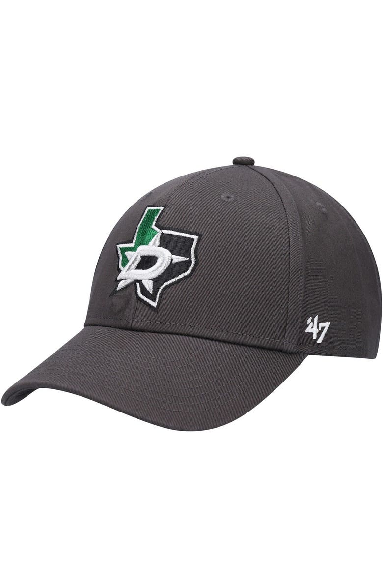 '47 Men's '47 Gray Dallas Stars Legend MVP Adjustable Hat, Main, color,