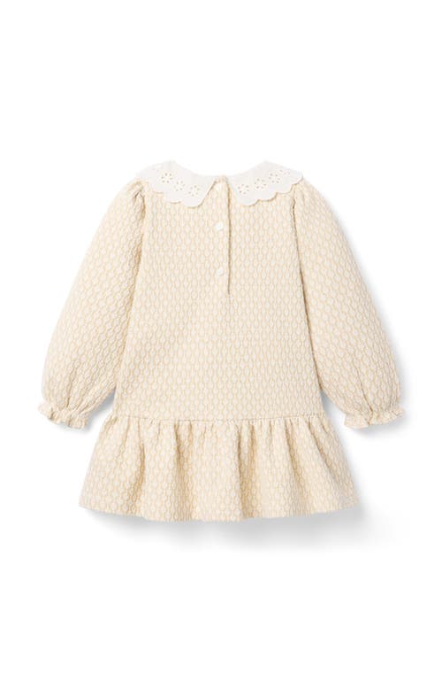 Janie And Jack Sparkle Jacquard Dress In Yellow