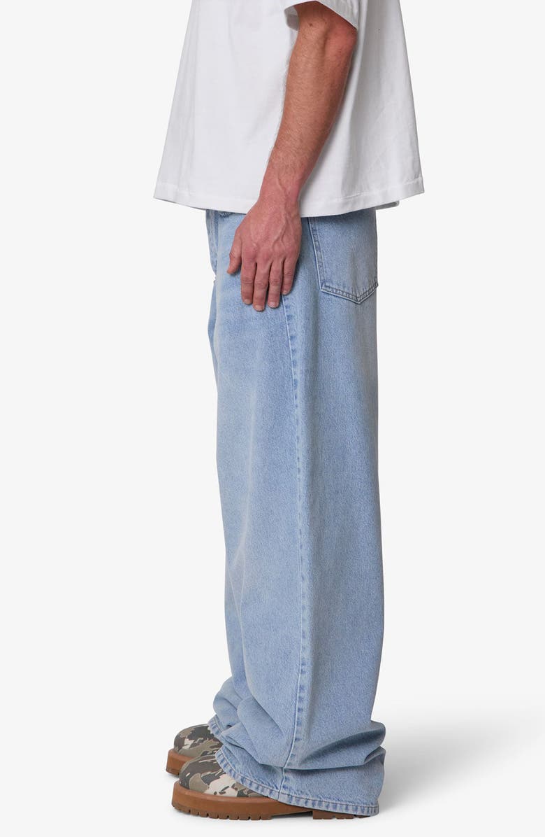 mnml Baggy Washed Rave Denim Jeans, Alternate, color,