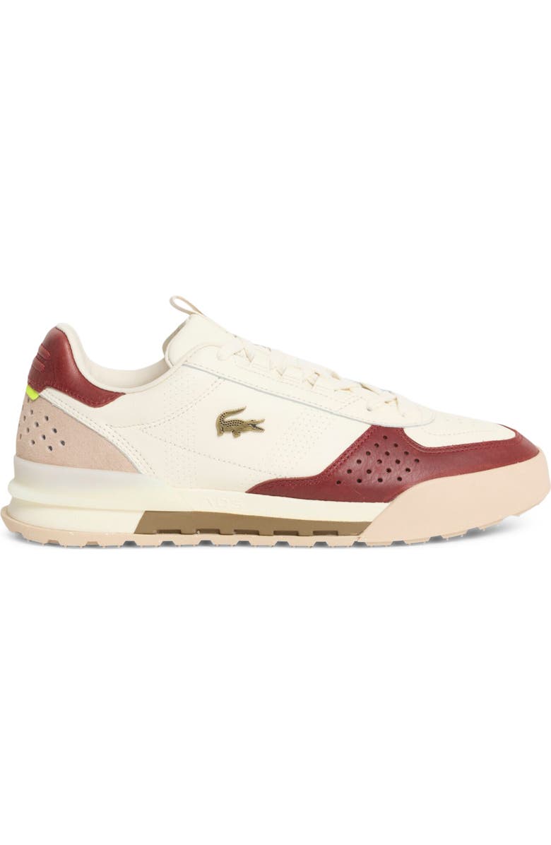 Lacoste Slam Break Court Sneaker, Alternate, color, Off White/ Orange