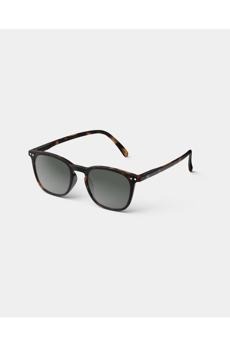 #E 49mm Trapeze Reading Sunglasses, Alternate, color, Tortoise