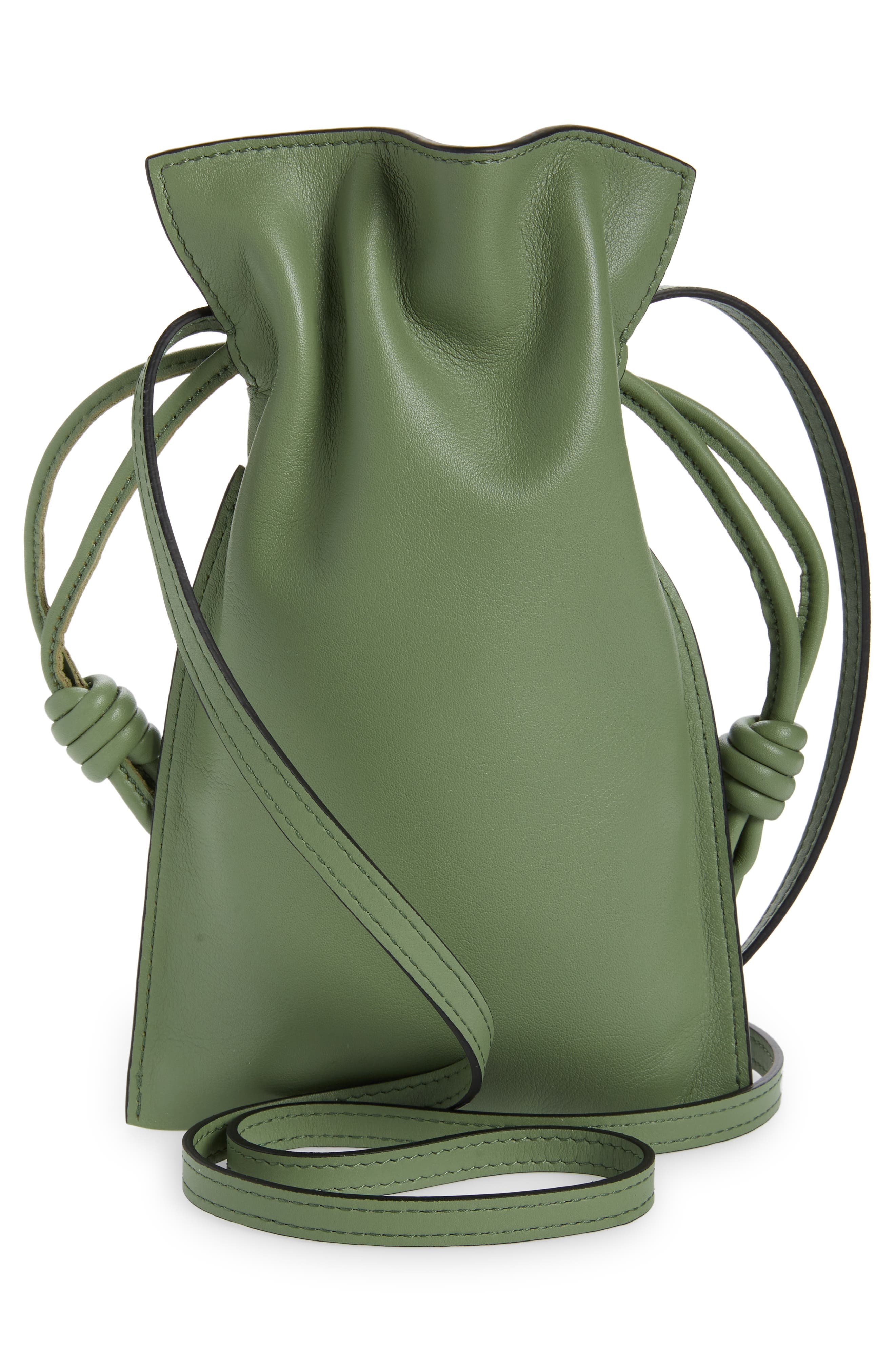 Flamenco Pocket Leather Crossbody Bag, Alternate, color, ROSEMARY