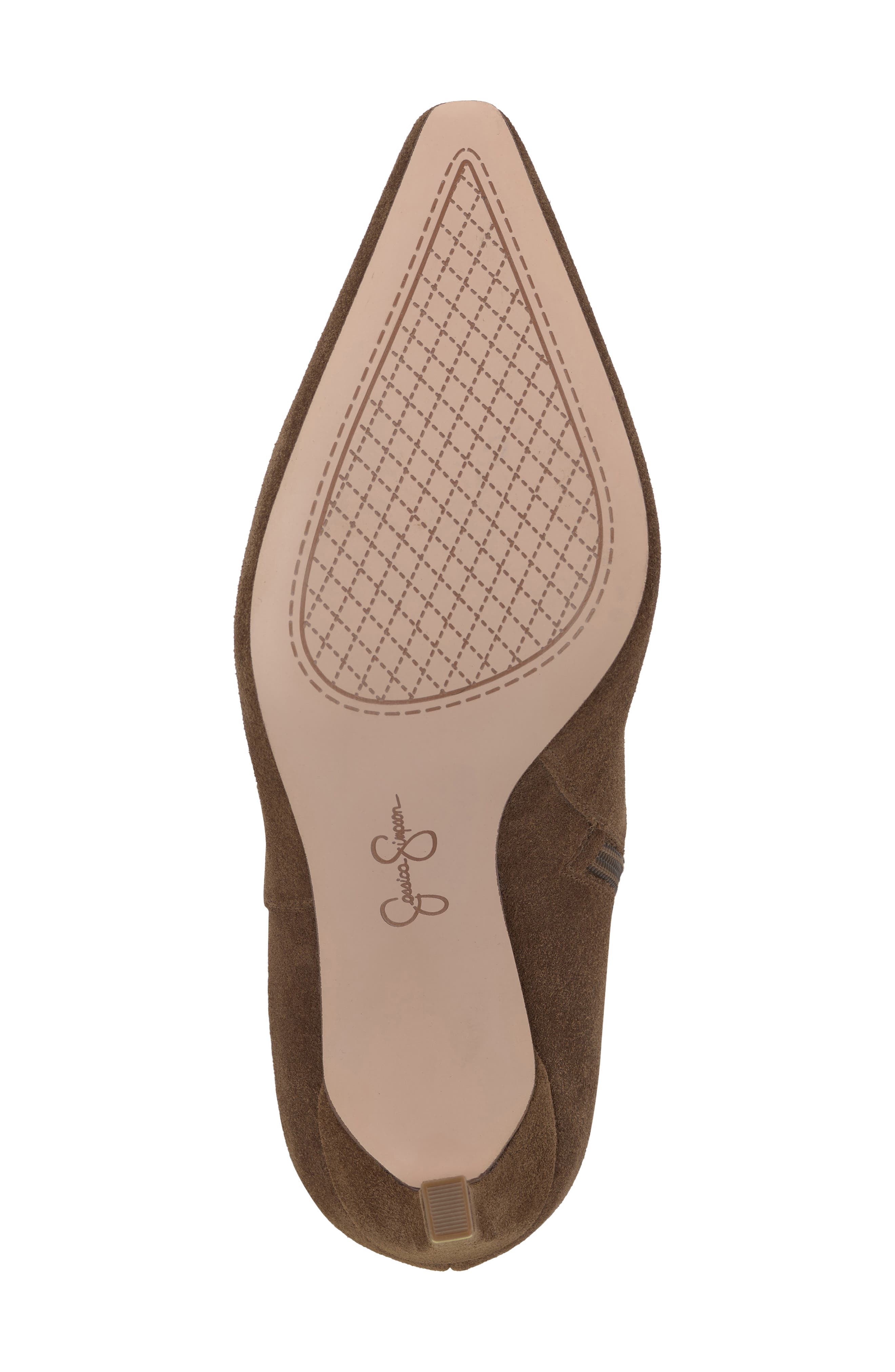 Jessica Simpson Emetta Pointed Toe Over the Knee Boot, Alternate, color, Maple Oil Suede