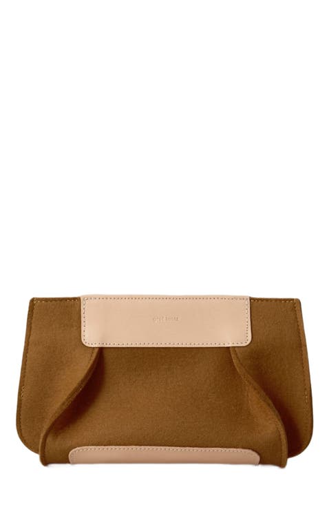 Frankie Merino Wool Clutch