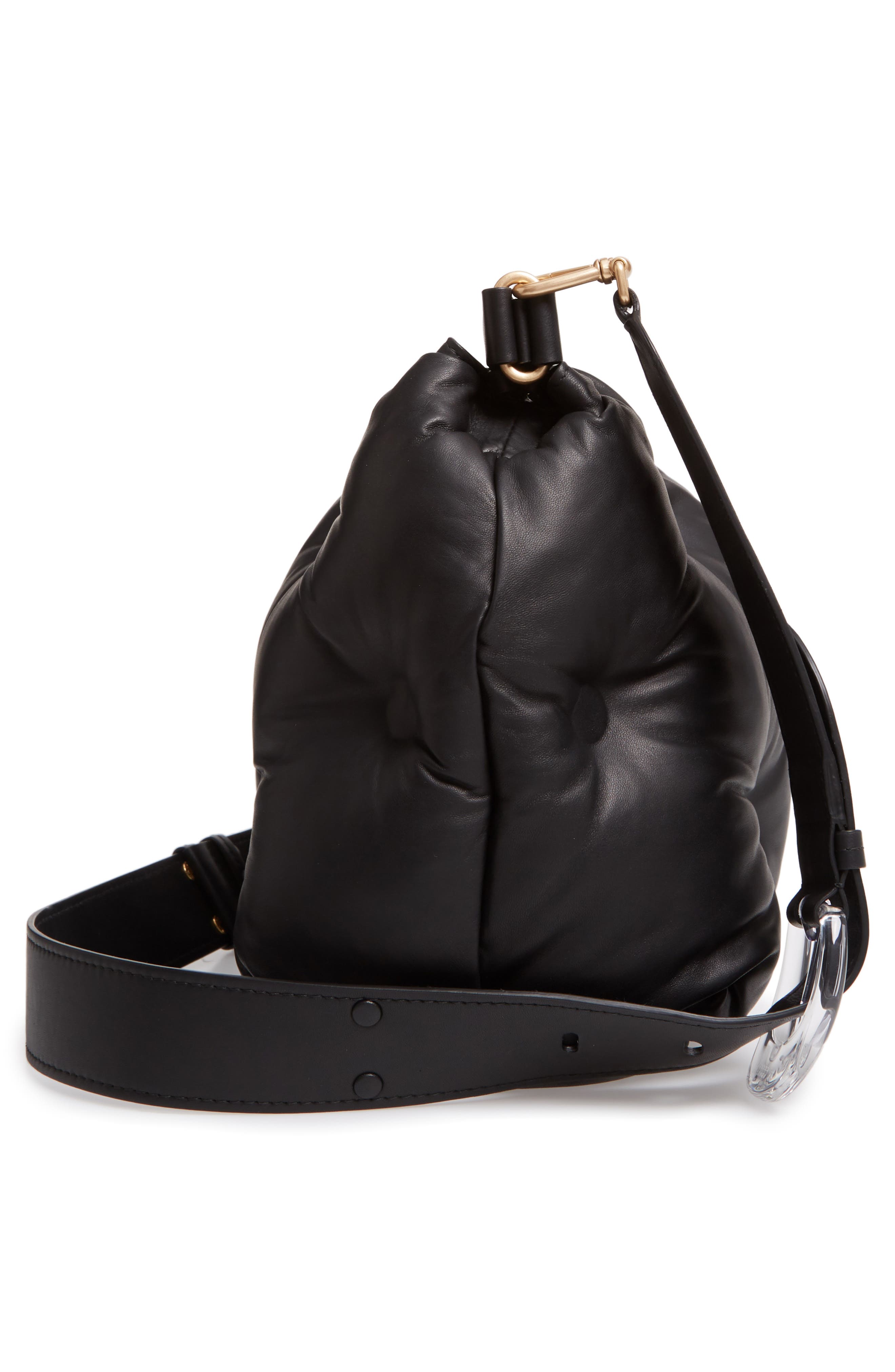 Maison Margiela Medium Glam Slam Leather Shoulder Bag, Alternate, color, 