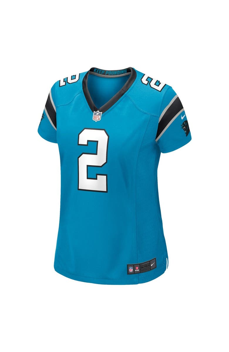 Nike Women's Nike D.J. Moore Blue Carolina Panthers Game Jersey, Alternate, color, 