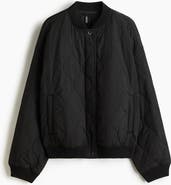 H&M Quilted Bomber Jacket