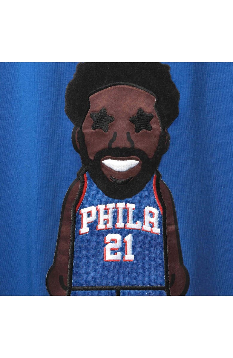 PRO STANDARD Men's Pro Standard Joel Embiid Royal Philadelphia 76ers Caricature T-Shirt, Alternate, color, 
