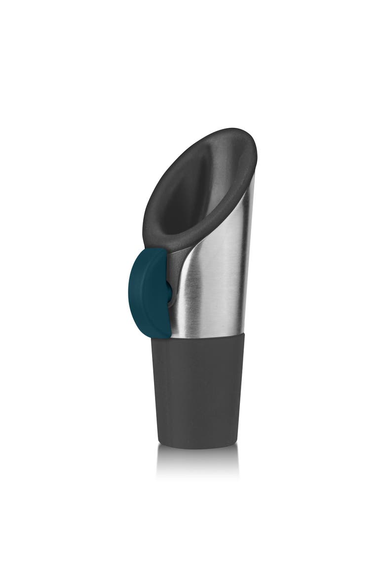 Wine Pourer and Stopper, Main, color, Deep Teal