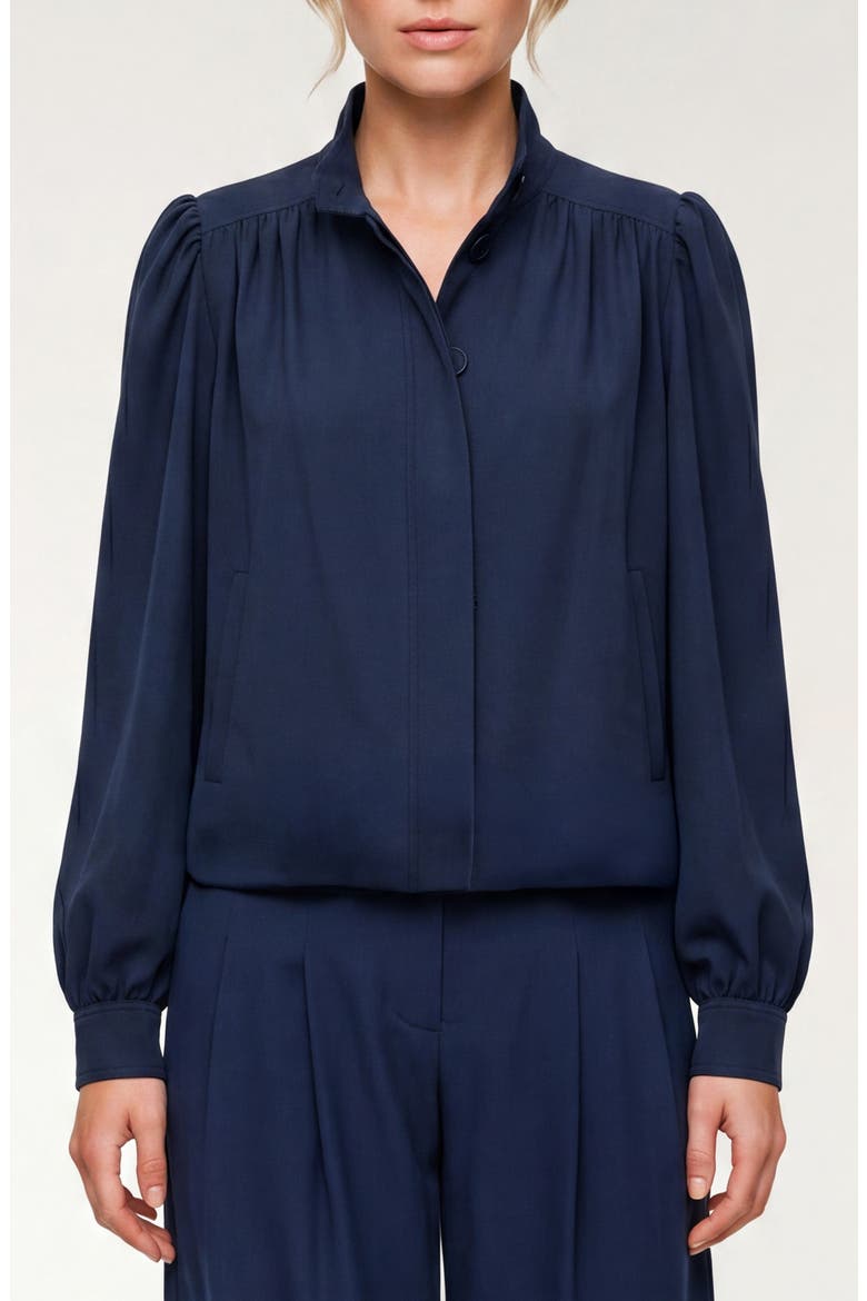 Balloon Sleeve Jacket, Main, color, OXFORD NAVY