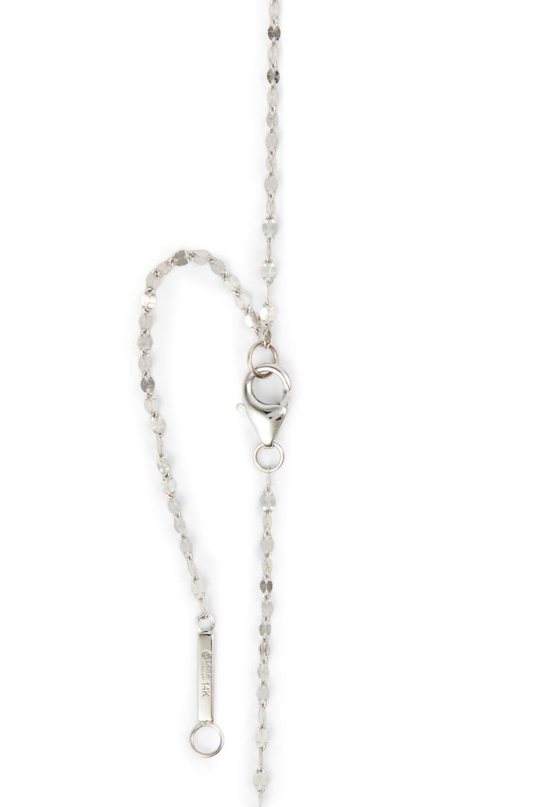 Nude Remix 14K Gold Bar Y-Necklace, Alternate, color, WHITE GOLD