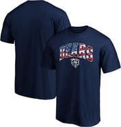 FANATICS Men's Fanatics Branded Navy Chicago Bears Banner Wave Logo T-Shirt