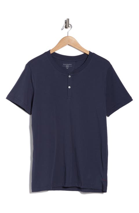 Lightweight Short Sleeve Sleep Henley