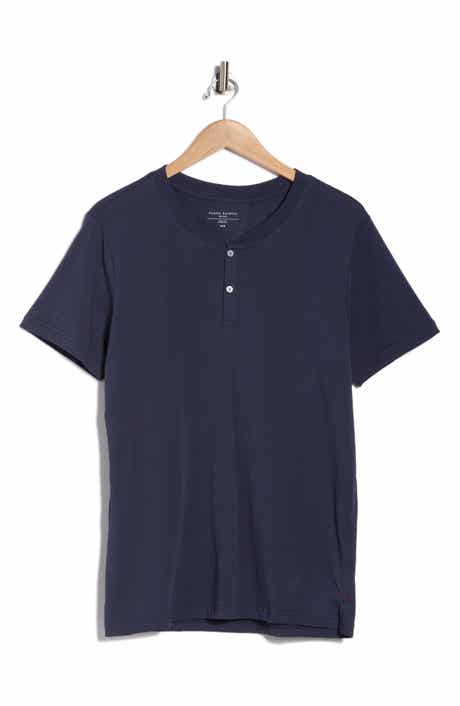 Daniel Buchler Lightweight Short Sleeve Sleep Henley