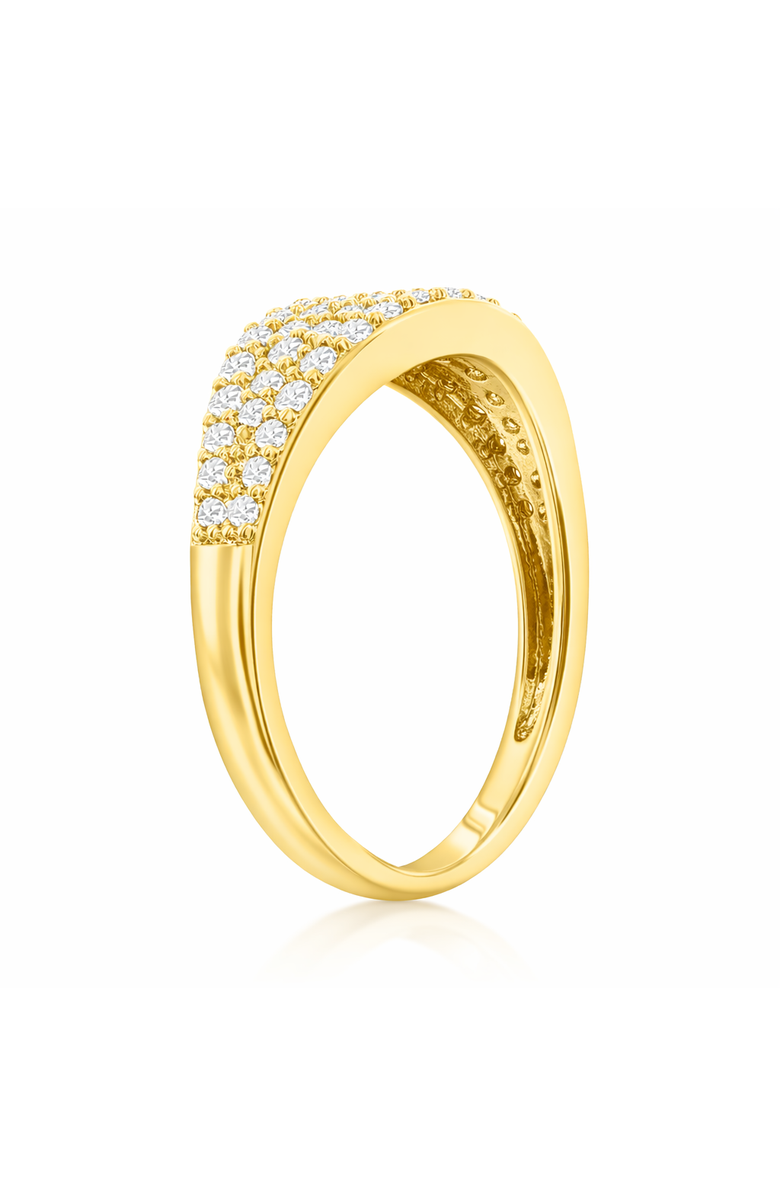 Donatello Gian Fancy Gold-Tone Crystal Ring, Alternate, color, Gold