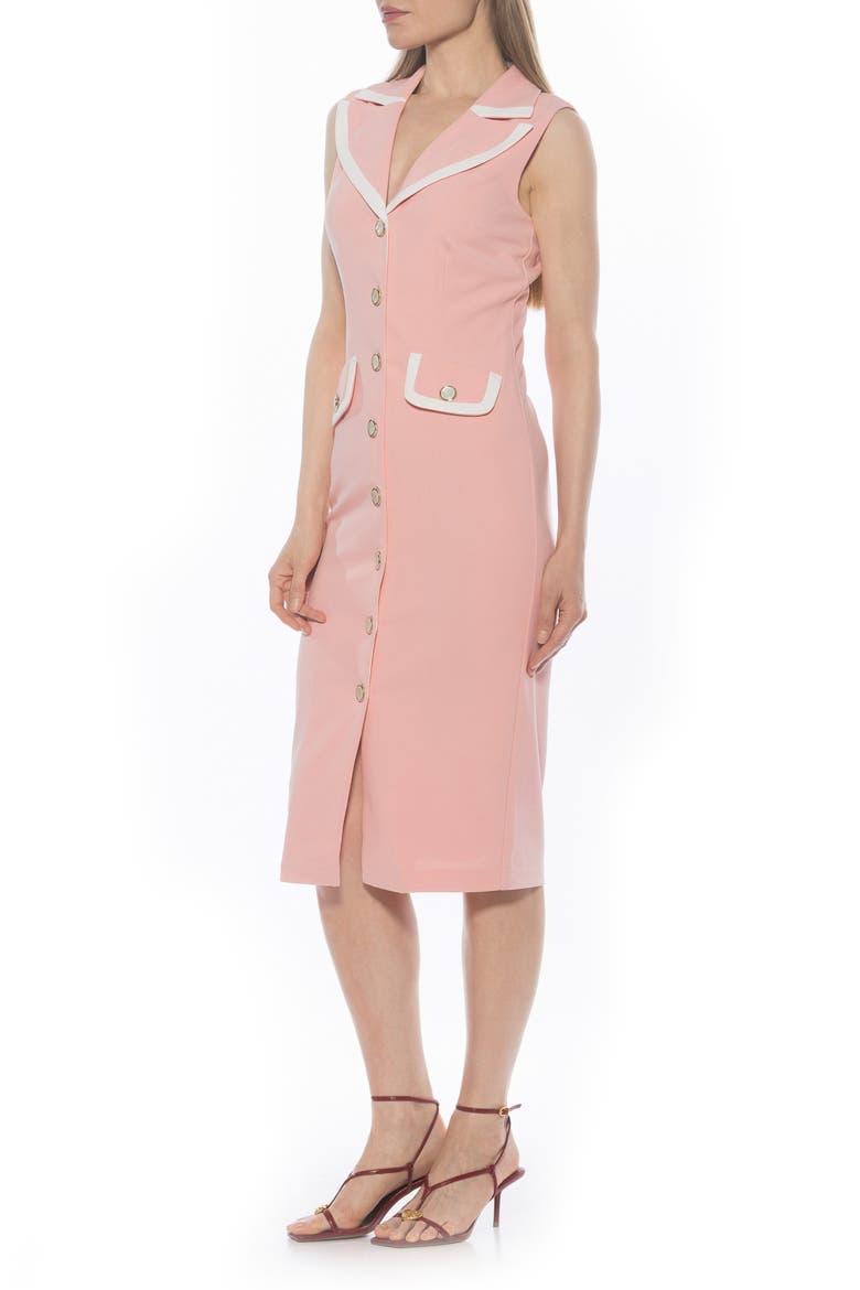 Jean Sheath Dress, Alternate, color, BLUSH