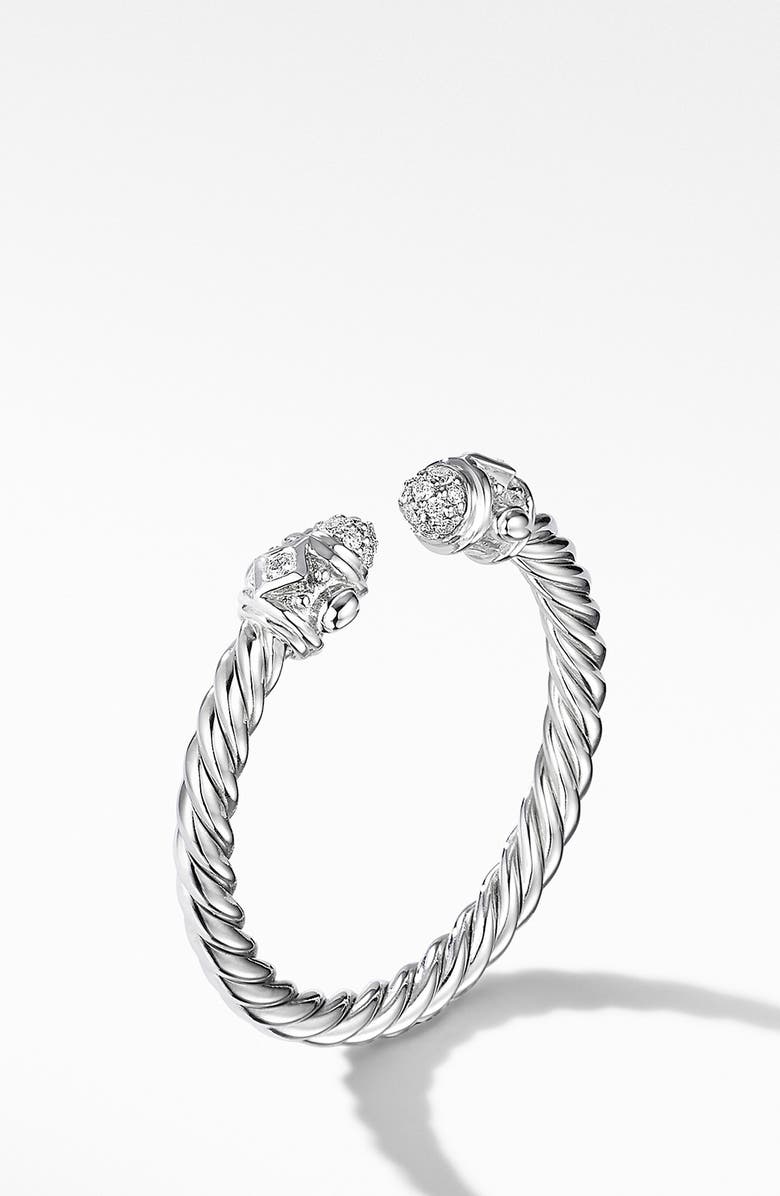 David Yurman Renaissance 18K Gold & Diamond Ring, Alternate, color, 