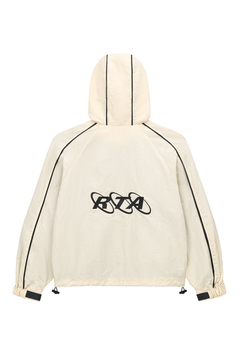 Zayden Hooded Logo Jacket, Alternate, color, RAW SAND