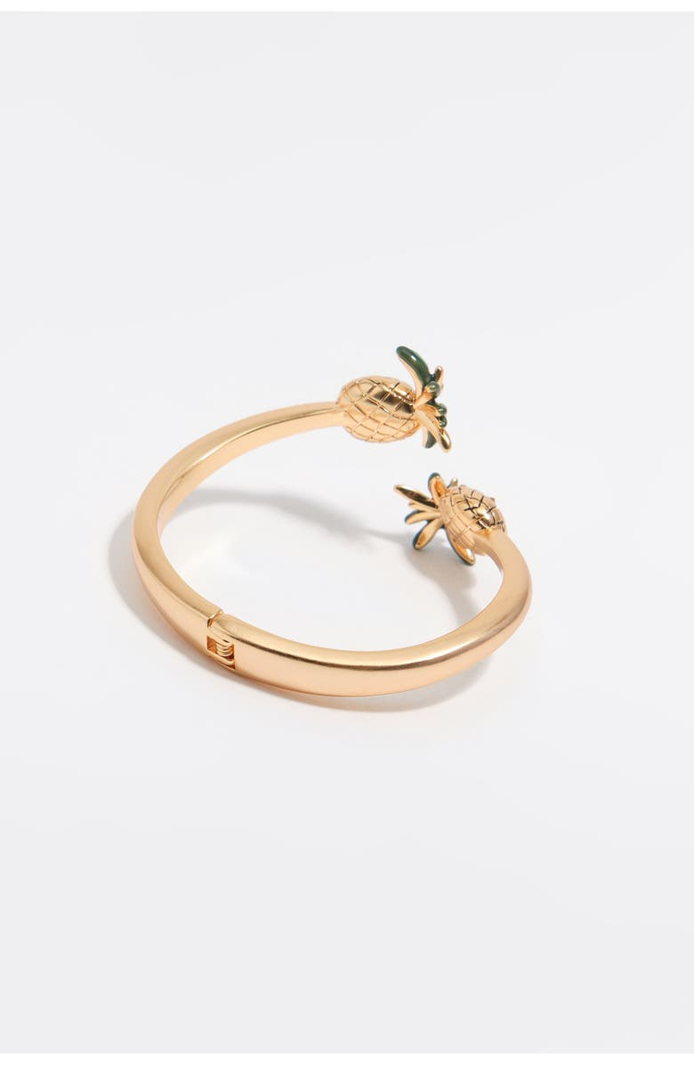 Bimba y Lola Crossover Pineapples Bracelet, Alternate, color, Gold