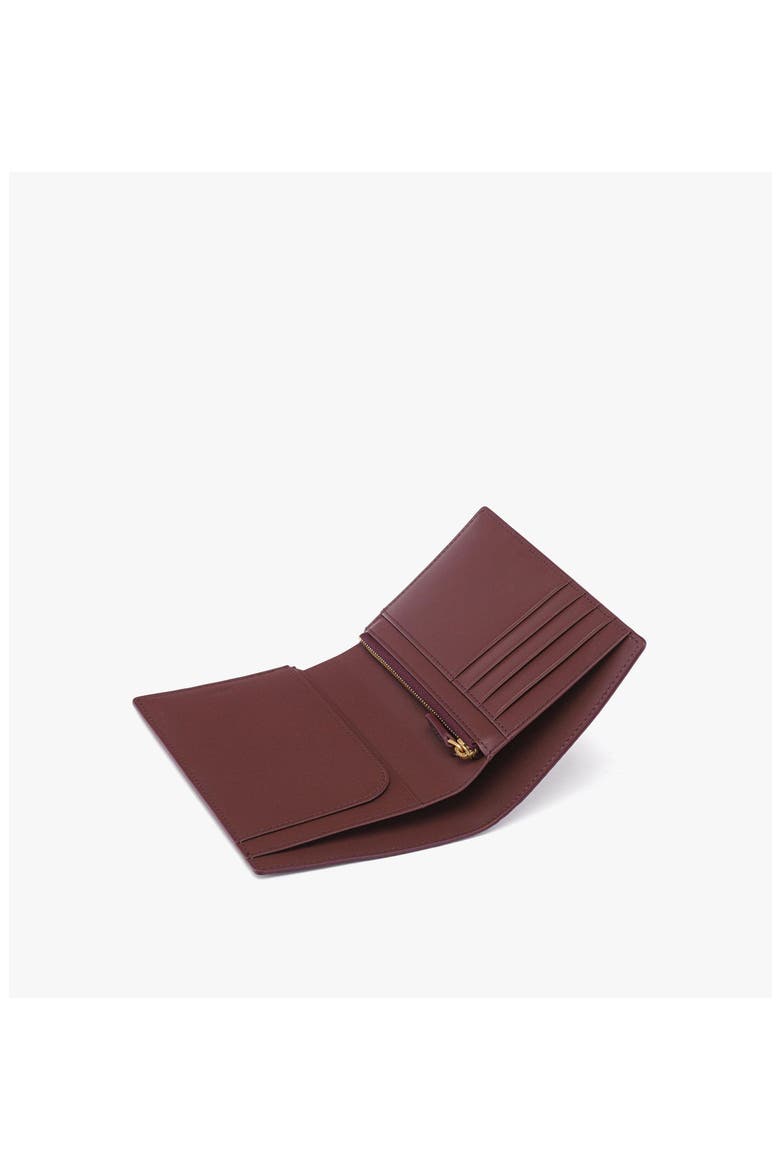 Ottomar Passport Holder in Visetos, Alternate, color, Cinnamon