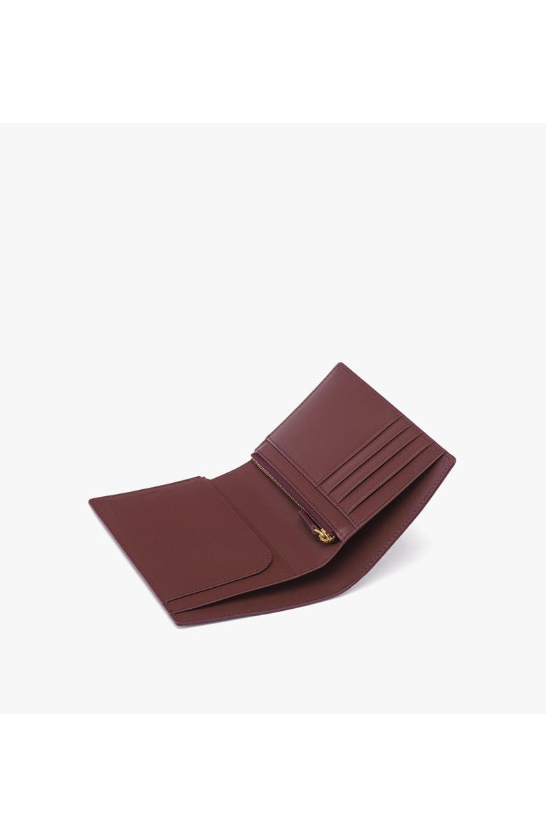 MCM Ottomar Passport Holder in Visetos, Alternate, color, Cinnamon