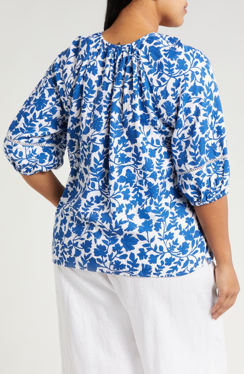 Caslon<sup>®</sup> Duo Gauze Top, Alternate, color,