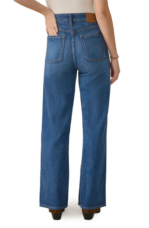 Faherty Dream High Waist Bootcut Jeans In Blue