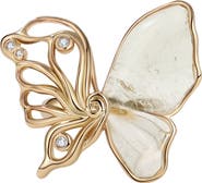RETRO CHIC Butterfly Serenade Ring