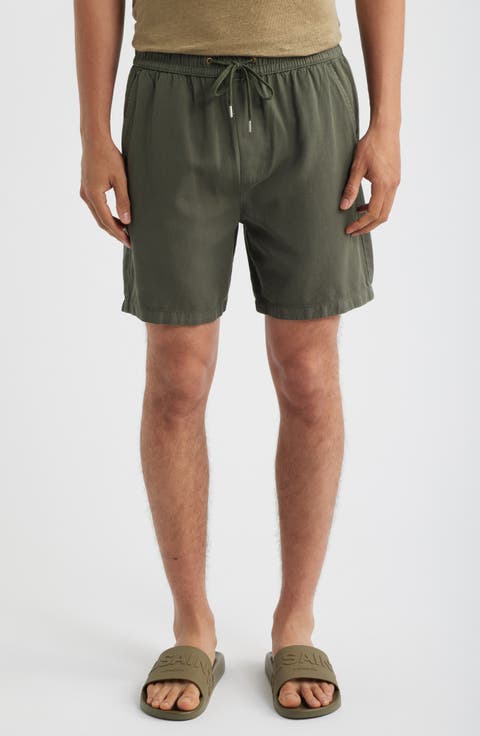 Folgate Cotton & Linen Twill Shorts