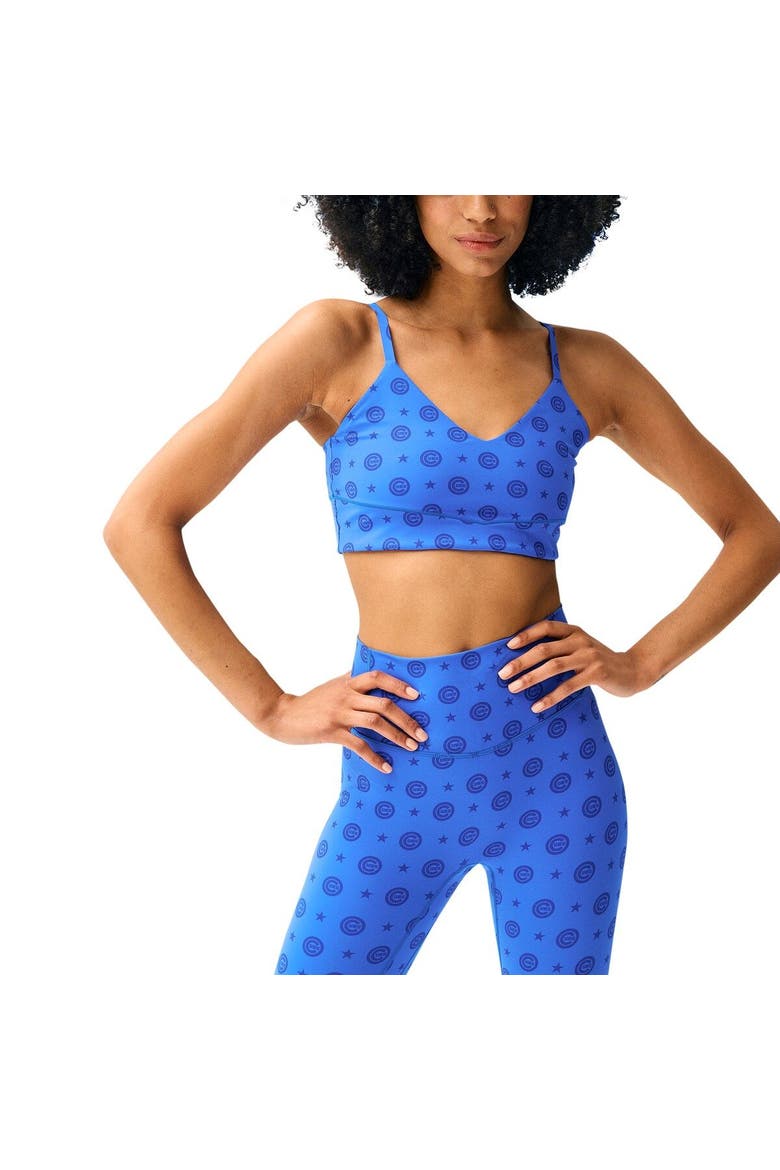 Women's Terez Royal Chicago Cubs Active Bra, Alternate, color, Royal