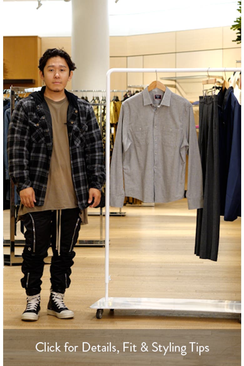 Hemsworth Flannel Twill Button-Up Shirt video